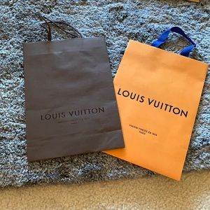 Louis Vuitton shopping bags